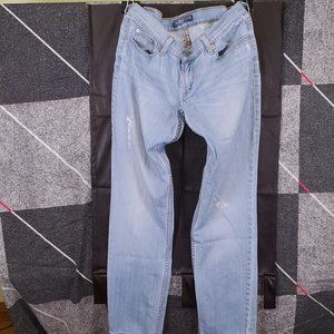 Distressed Levis Skinny Filiforme Jean 33x31